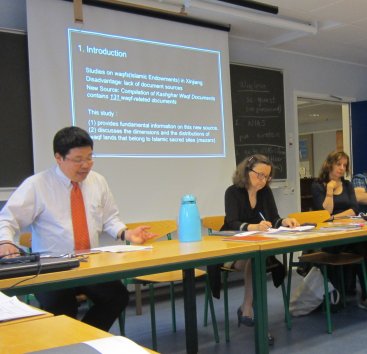 The three editors at the symposium (Copenhagen, 2012) preceding the aforementioned anthology.